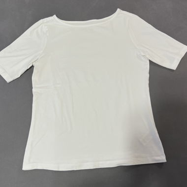 T-shirt donna bianca "essentials"