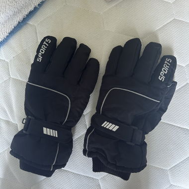 Gants d’hiver noirs
