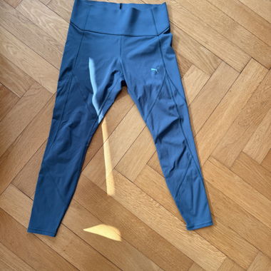 Leggings sportivi Puma blu/verde UE M