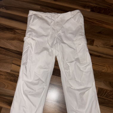Weisse Cargohose