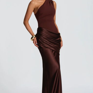 BABYBOO NEU SADONA MAXI DRESS - PLUM BROWN