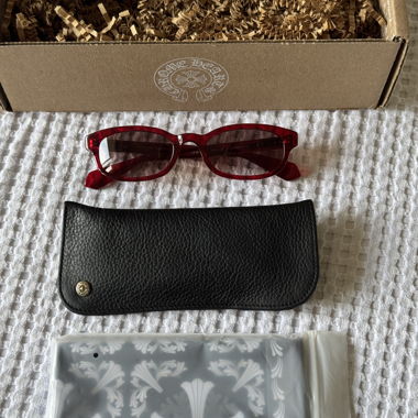 Chrome Hearts Low Rider Sunglasses Cherry Red