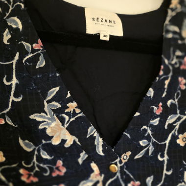 Chemise fleur Sezane T.38