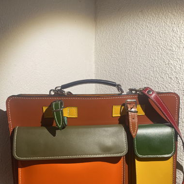 Colourful Leather Bag