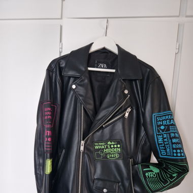 Zara Herren Lederjacke Gr. XL