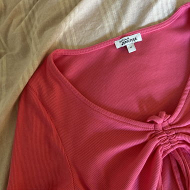 Robe courte rose
