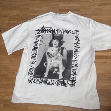 T-shirt Stüssy stampa vintage