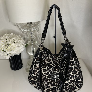 Sac Lancaster motif léopard 