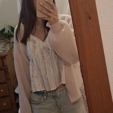 Camisole in pizzo floreale