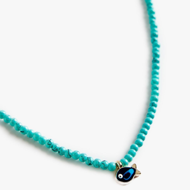 Turquoise Bead Necklace