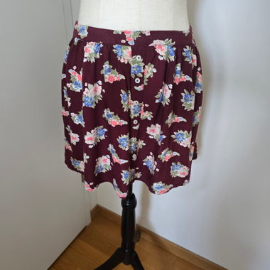 Hollister Floral Boho Rock mit Gummibund