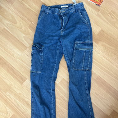 Blue Cargo Jeans