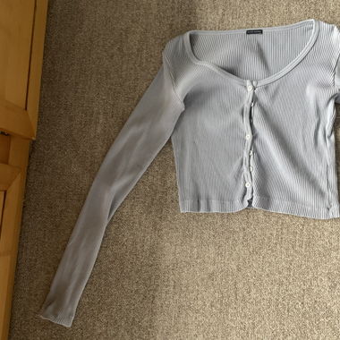 baby blue monica top