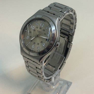 Swatch Irony Edelstahl Uhr – funktionstüchtig
