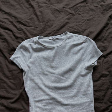 Basic crop shirt