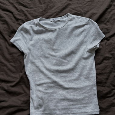 Basic crop shirt