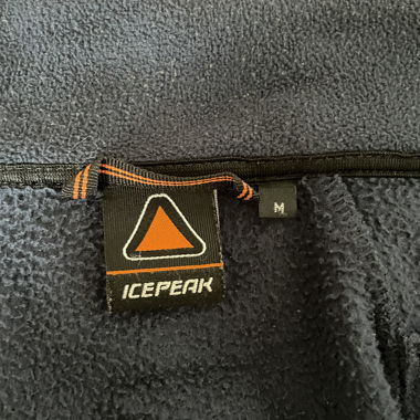 Gilet in pile ICEPEAK blu scuro