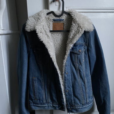 Denim Jacket with Sherpa Lining Levis Strauss S