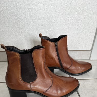 Stiefelette aus Leder