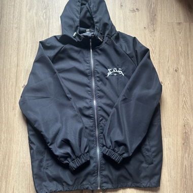 Veste à capuche zippée noire