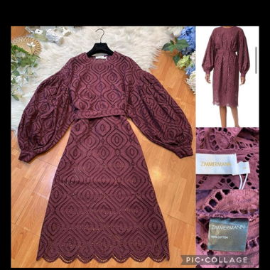 Zimmermann midi Kleid