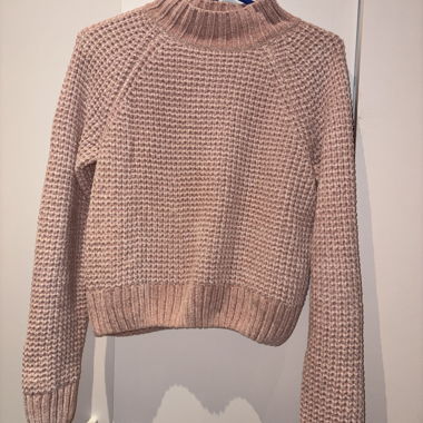 Pink Chunky Knit Sweater