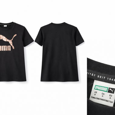 T-shirt Puma nero