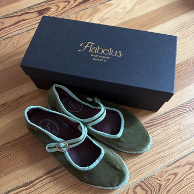 Grüne Flabulus-Ballerinas