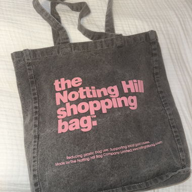 the Notting Hill shopping bag.