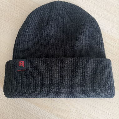 Bonnet en tricot noir