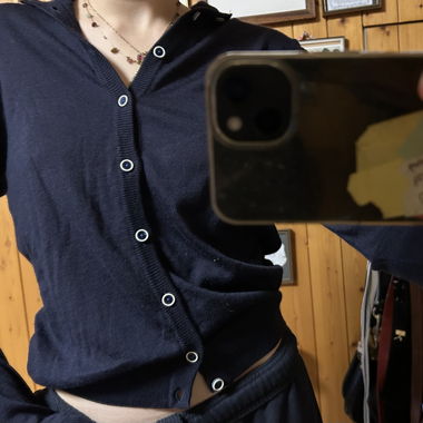 Cardigan con bottoni