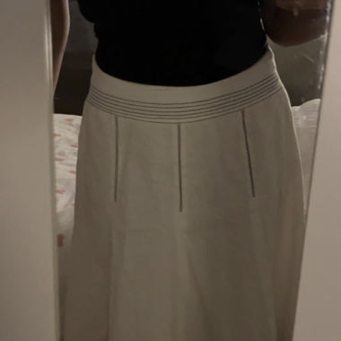 linen skirt 