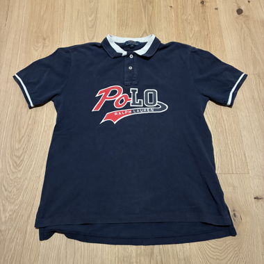Vintage Polo Ralph Lauren Polo Shirt Navy Size M