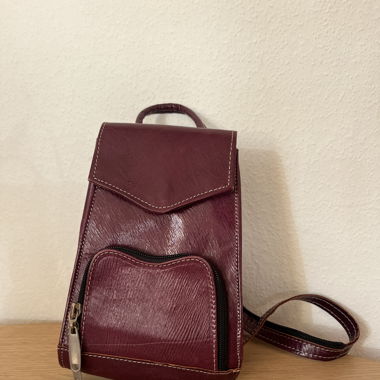 Rucksack und Bauchtasche Bordeaux