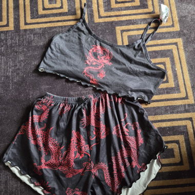 Dragon top and shorts set