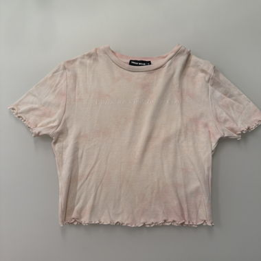 Kurzes T-Shirt Hellrosa