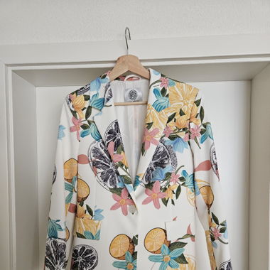 Blazer motif agrumes Ana Sousa