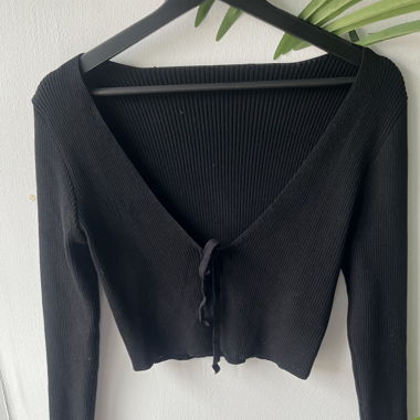 Cardigan mit Schleife
