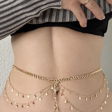 adjustable belly chain
