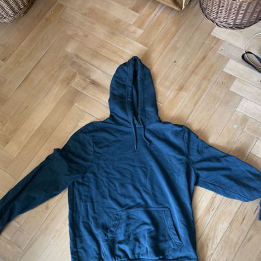 Pull bleu canard 