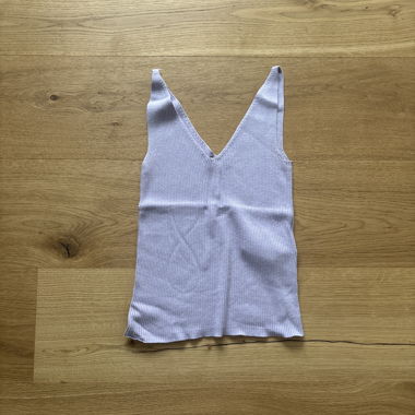 Lila Ripp-Tanktop