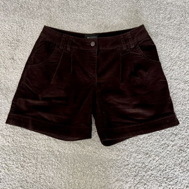 Pantalone corto in velluto a coste