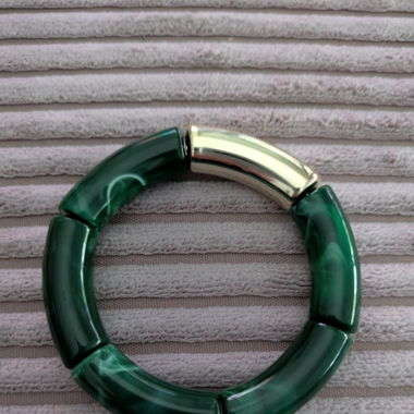 Armreif Grün Gold