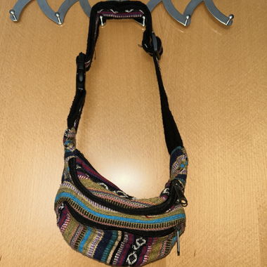 Colorful Fabric Crossbody Bag