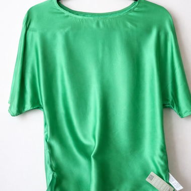 Magnifique blouse en finition soie émeraude Intimissimi