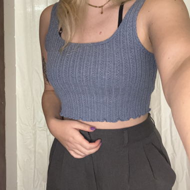 Blue tank top