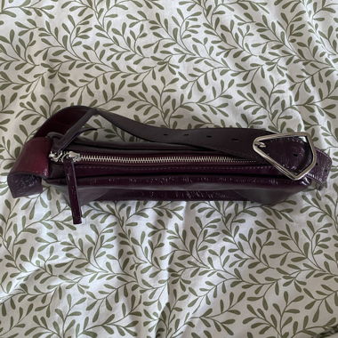 Burgundy bag