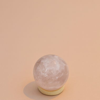 Boule de cristal - quartz rose