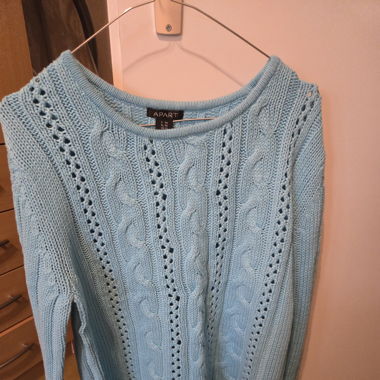 Blue Apart Wool Top