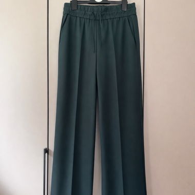 ONLY wide trousers dark green size M 36